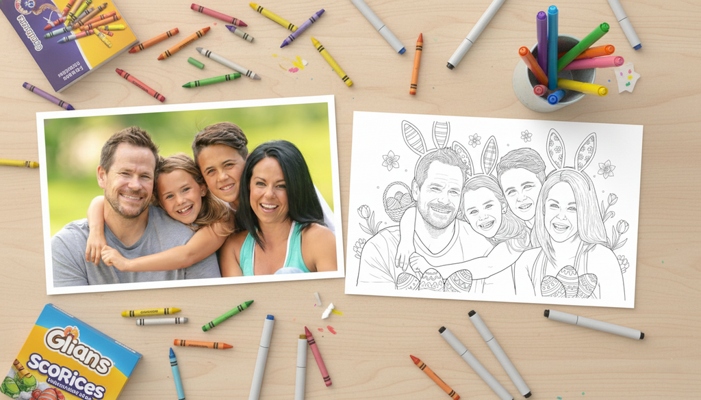Personalized Easter Coloring Book