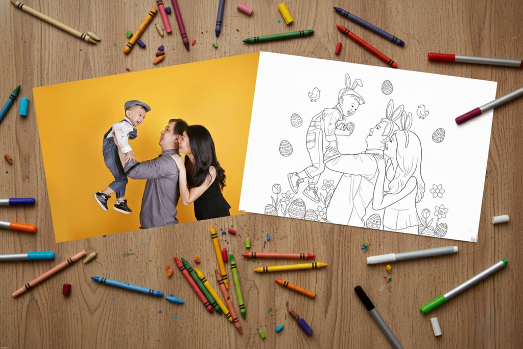 Personalized Easter Coloring Book