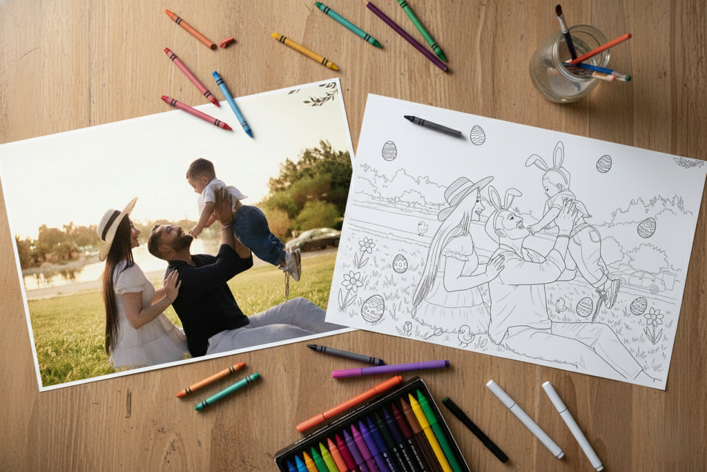 Personalized Easter Coloring Book