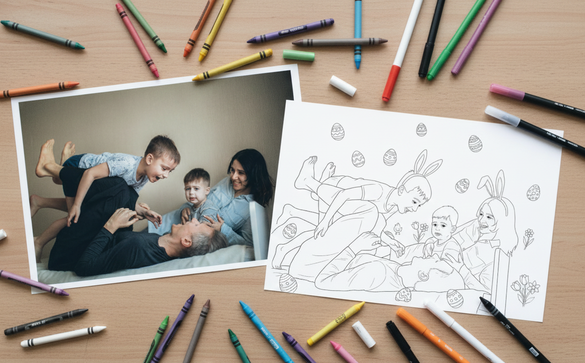 Personalized Easter Coloring Book