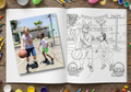 Personalized Easter Coloring Book