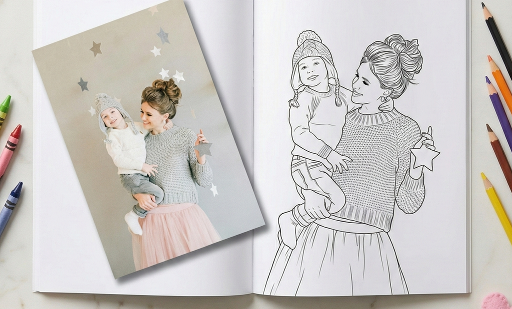 Mother's Day Personalized Coloring Book Gift