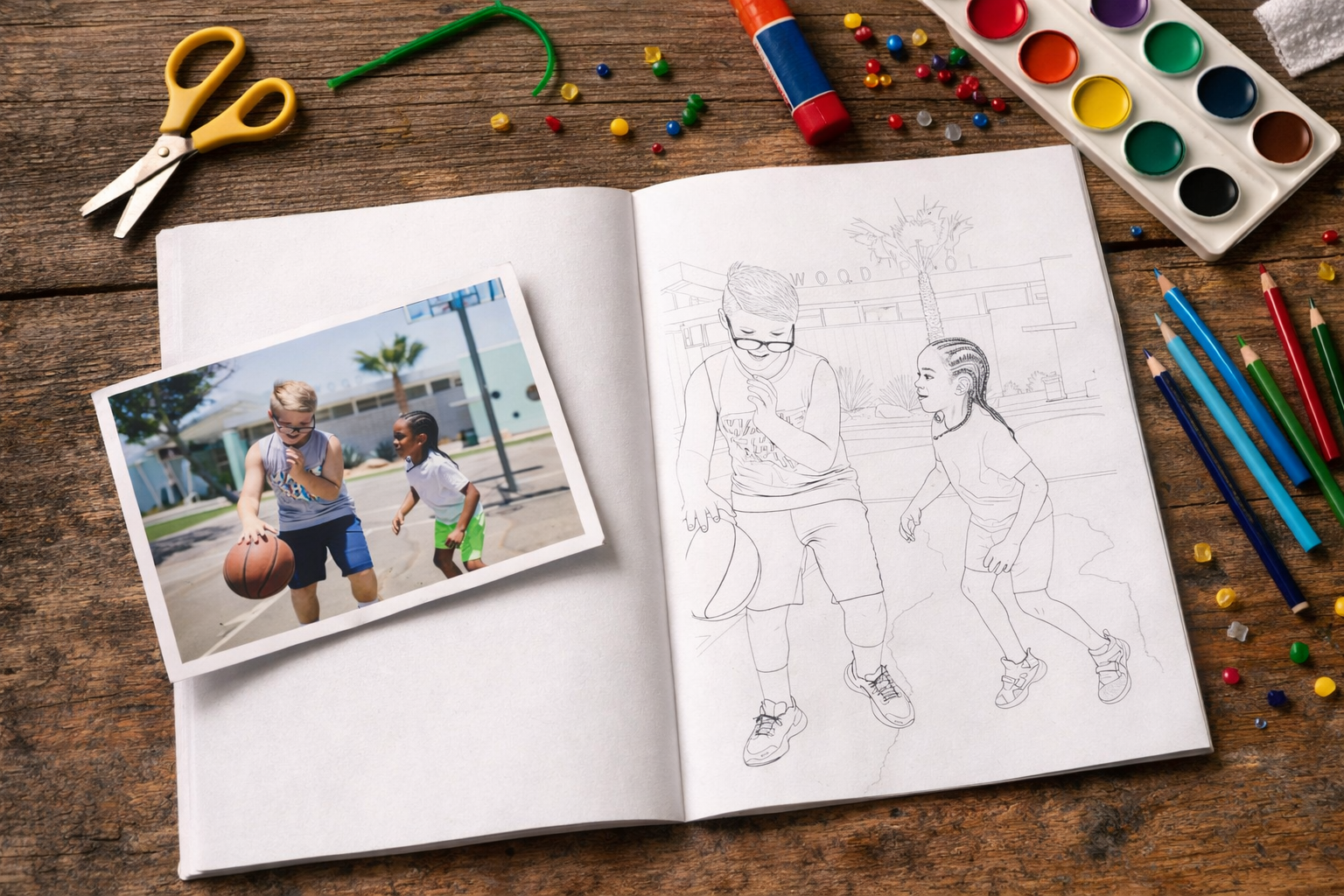 Original Personalized Coloring Book